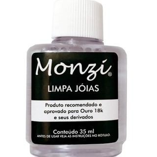 Limpa Joias Monzi 35ml Original - Liquido para Limpar Ouro Monzi
