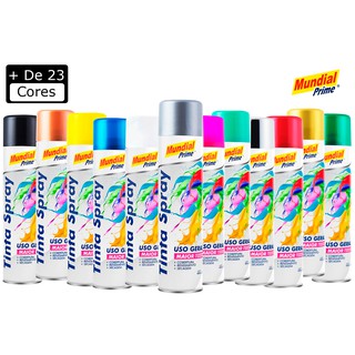 Tinta Spray Todas As Cores 400ml 250g Uso Geral / Metálica / Luminosa / Alta Temperatura