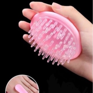 Escova Massageador de Cabelo Cabeça Couro Cabeludo Shampoo Pente Silicone (6)
