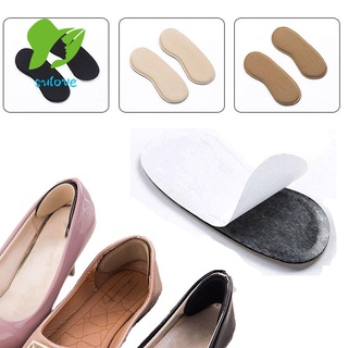 Sulove Mulher Moda Almofada De Camurça Confortável Aumento Do Calcanhar Apertos Palmilhas Sapato Bota Pad / Multicolor