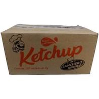 Ketchup Lanchero Caixa Com 180 Sachê De 7gr