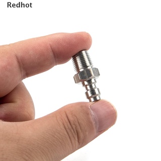 PCP Paintball Redhot Pneumático Engate Rápido 8mm M10x1 Masculino Plug Adapter Montagem 1/8NPT Novo
