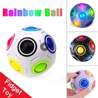 Fidget Toys Anti Estresse Magia Rainbow Ball Cube Brinquedos Quebra @ - @ Cabeça Pop It Juguetes Squeeze Brinquedos Para As Crianças Dedo Gyro Cube Brinquedo (1)