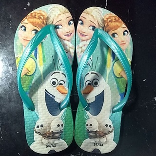 Chinelo Frozen e Olaf
