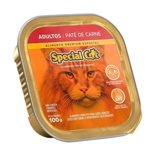 Ração Úmida Special Cat Pate Adulto Carne 100G