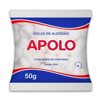 Pacote De Bolas De Algodao 50g Apolo