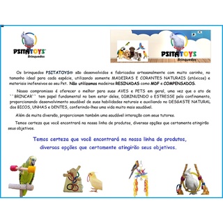 Brinquedos Adestramento Calopsitas e Aves Pets - Psitatoys (7)