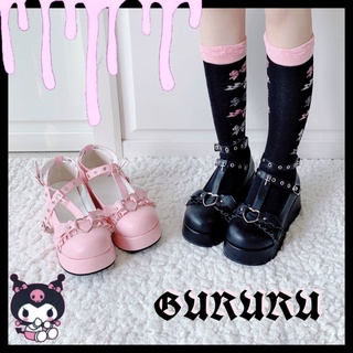 Maoyi Lolita Sapatos Little Bat Estilo Bowknot Demônio Goth Punk Escuro Plataforma Cosplay Sapatos De Salto Alto. (1)