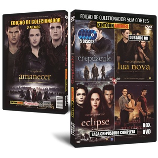 DVD Saga Crepúsculo Completa - Todos os 5 Filmes