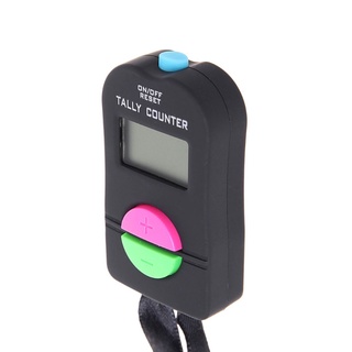 PET Digital Hand Tally Counter Electronic Manual Clicker Golf Gym Hand Held Counter (4)