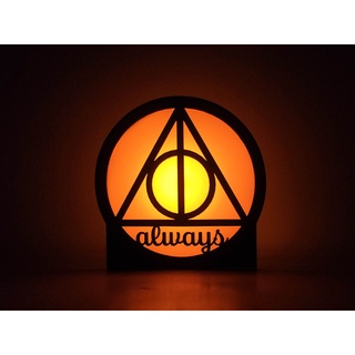 Luminária Relíquias da Morte Harry Potter (1)
