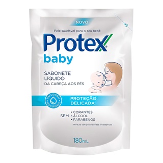 Refil Sabonete Líquido Protex Baby Proteção Delicada 180ml