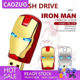 CZ-ME Iron Man 512GB 1TB 2TB USB 2.0 Flash Drive Disk Data Storage Thumb Memory Stick
