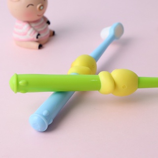 Little Yellow Duck Children's Toothbrush 1-12 Years Old Infant Soft Hair Brush Head Splitting Toothbrush (3)