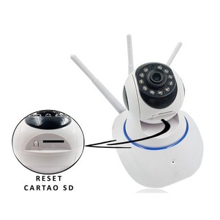 Camera Robo 3 Antenas Ip Wifi 360 720p Sistema APP Yoosee / yyp2p (2)