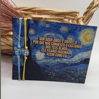 Par de Pulseiras Noite Estrelada Van Gogh (Brilha no Escuro)