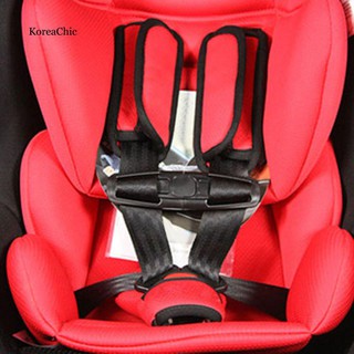 Krcc_ Coleira De Segurança Infantil Com Fivela De Náilon Com Fivela De Peito Para Veículos / Bebês | KRCC_Auto Car Baby Child Safety Seat Strap Belt Harness Chest Clip Buckle Nylon Latch