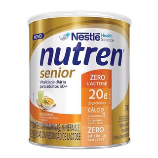 Complemento Alimentar Nutren Senior 50+ Sem Sabor Zero Lactose com 740g (1)
