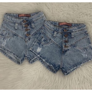 Shorts Jeans Feminino 4 Botões