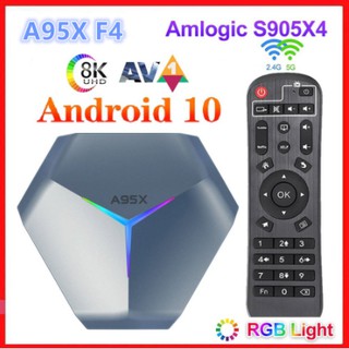 A95X F4 Air Android 10.0 HD TV BOX Netflix Amlogic S905X4 Set Top Box Media Player Support Dual Wifi Android