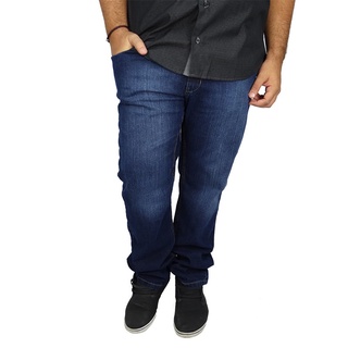Calça jeans slin Plus Size Tamanho Grande Com Lycra Masculina