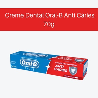Creme Dental Oral -B Anti Cáries 70g Menta Suave