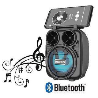 Caixa De Som Portátil Wireless Bluetooth Kimiso Original -PRETO-Festa