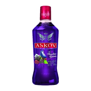 Vodka Coquetel Alcoólico Remix Frutas Roxas para Saquerinha Askov 900ml - Nature Alimentos