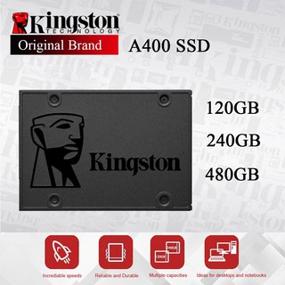 Ssd Kingston A400 Disko R Gido 120gb Ssd Sata3 / Disko Rígido S Lida Leitura-500Mb / S Grava O-450Mb / S Sata Iii 2,5 " (1)