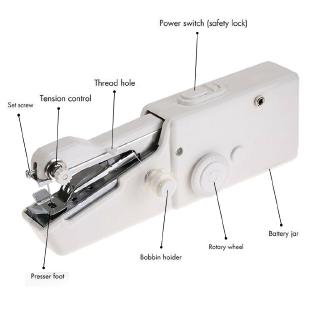 Máquina De Costura Manual Mini Portátil Fácil Em Casa De Ponto De Viagem Doméstica DIY (3)