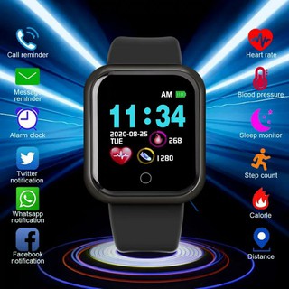 Original Y68 D20 Pro Envio J Smartwatch Atacado - Varejo - Barrato - Notifica O De Redes Sociais Para Iphone Telefone (3)