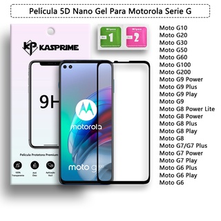 Película 5D Nano Gel Flexivel Silicone Motorola Moto G