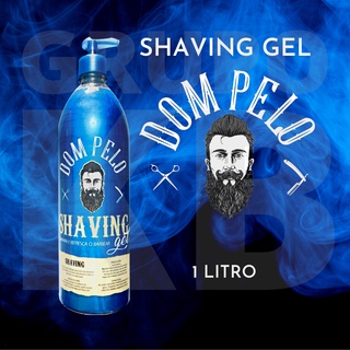 Gel Para Barbear Profissional 1L Dom Pelo Shaver