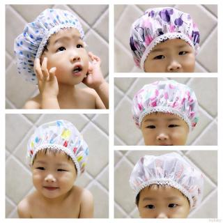 Meu Bebê Crianças À Prova D'água Touca De Cabeça Elástica De Cabelo Para Banho (1)