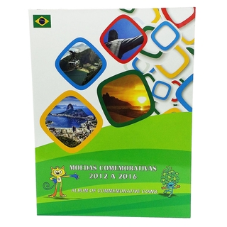 Álbum para Moedas Comemorativas 1 Real Olimpíadas Rio 2016