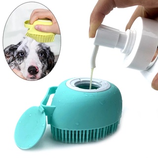 Banheiro Filhote de Cachorro Grande Cachorro Gato Banho Luvas de Massagem Escova Macio Segurança Silicone Acessórios para Animais de Estimação para Cães Gatos Ferramentas Produtos Mascotas