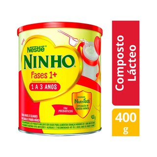 Kit C/6 Leite em Pó Ninho Fases 1+ Nestlé 400g