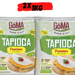 kit 2x 1kg - Massa pronta p/ Tapioca Premium - Dagoma