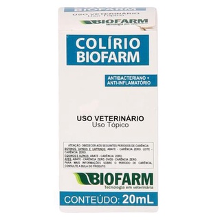 Colírio Biofarm Antibacteriano e Ati-inflamatório 20ml