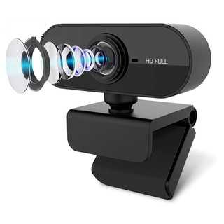 Câmera Full HD 1080p Webcam Com Microfone Visão 360º Computador PC Para Reunião E Aulas (1)