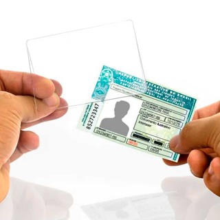 Porta Documento CNH Protetor para documento CNH carteira de motorista transparente