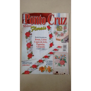 Revista Ponto Cruz 89 Motivos Florais Cama Mesa Banho 325L