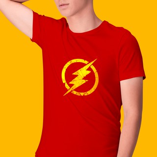 Camiseta Masculina Flash - Dourada