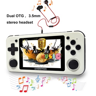 3.5 Polegada PSP / NDS / PS1 / N64 Game Console Novo ANBERNIC RG351P Handheld Jogador Do Jogo 64GB 2500 + Jogos Clássicos (6)