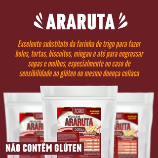 Fécula De Araruta 1Kg Sem Glúten Substitui A Farinha De Trigo (2)
