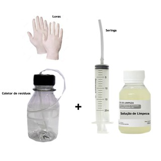 1 Kit Dispenser + 1 Kit Clean Limpeza De Cabeçote Epson