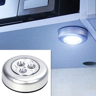 Mini Luminária LED Sem Fio Com 3 Toque Para Armário De Cozinha/Closet/Claro Noturna (2)