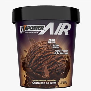 Pasta de Amendoim Air Chocolate ao Leite - Vitapower 600g