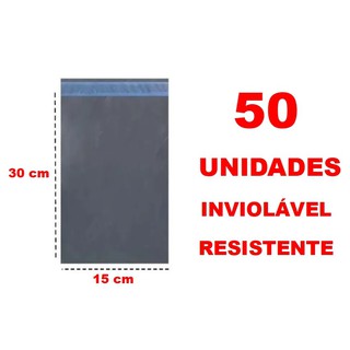 50 envelopes 15x30 cm (+3 aba) Plástico de segurança, Embalagem Correio (1)