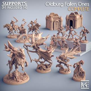 Miniaturas Old-Burg Fallen Ones RPG- Dungeons and Dragons